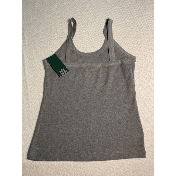 Wild Fable Girls Gray Ribbed Tank Top Size Small Basic Everyday Tank - Picture 3 of 6